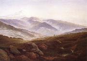 Caspar David Friedrich Riesengebirge oil painting artist